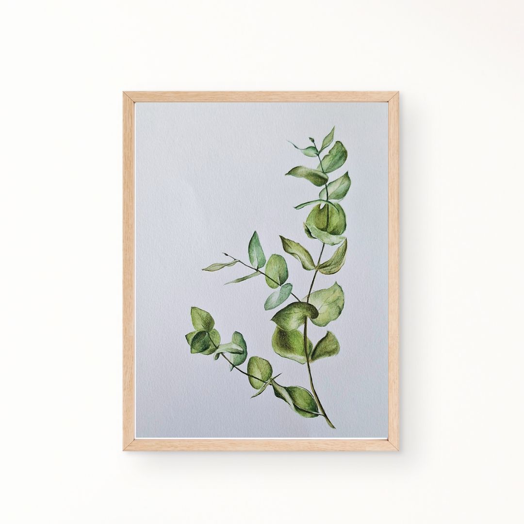 Green Botanical Illustration 1 by Jeanine Jansen Van Vuuren