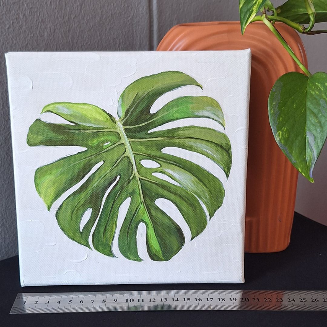Monstera Leaf by Jeanine Jansen Van Vuuren