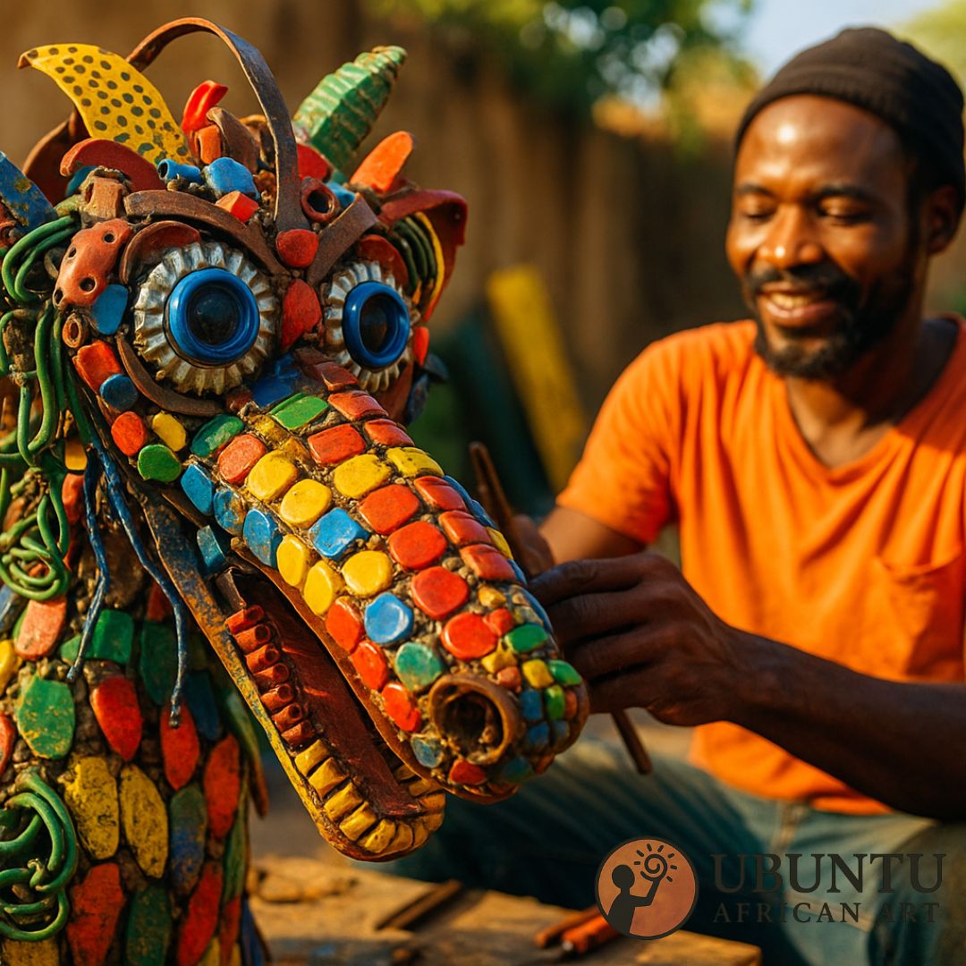 Eco-Art: African Artists Using Recycled Materials to Inspire Change