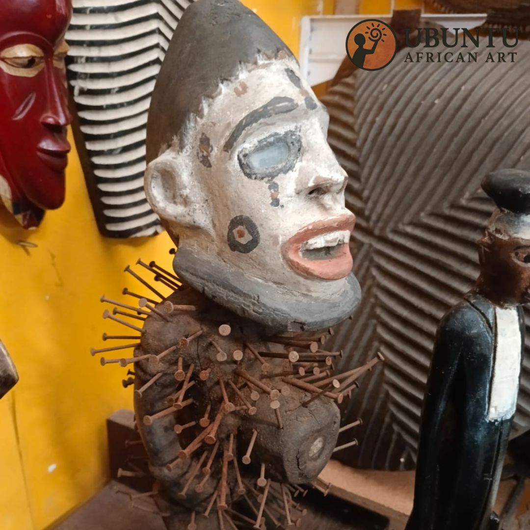 Nkisi Nkondi Power Figure